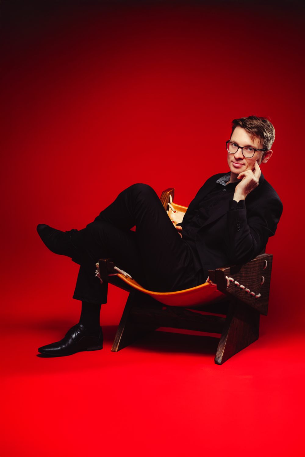 Sam King, studio portrait